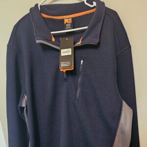 TIMBERLAND MENS PRO STUDWALL QUARTER ZIP FLEECE PULLOVER COLLAR XLARGE XL